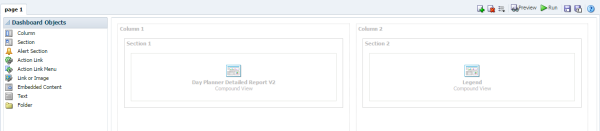 Figure 17 - Creating the BI Dashboard