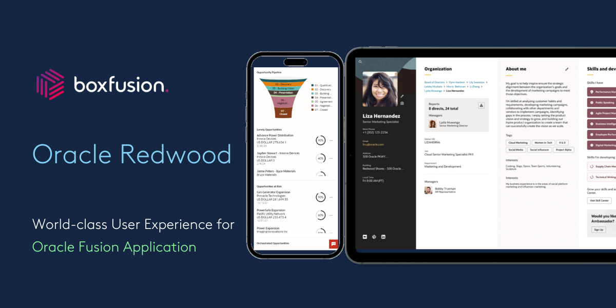 Oracle Redwood UX | Boxfusion